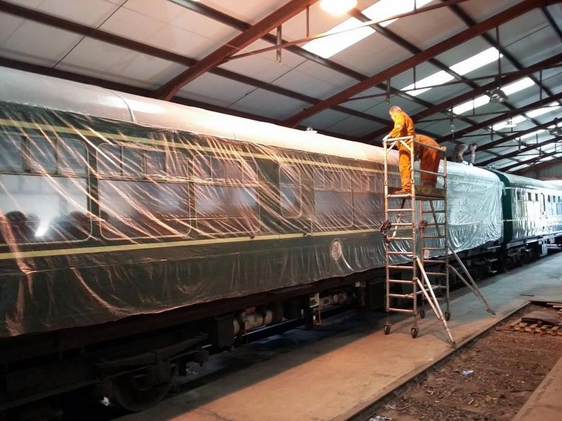 Class 109:Painting the roof of 50416