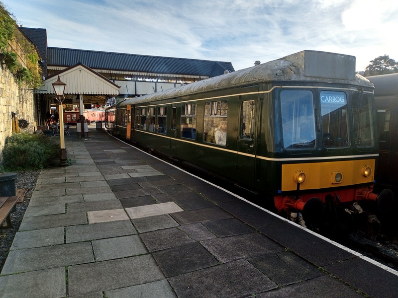 Class 108 at Llangollen Station on 28/10/22