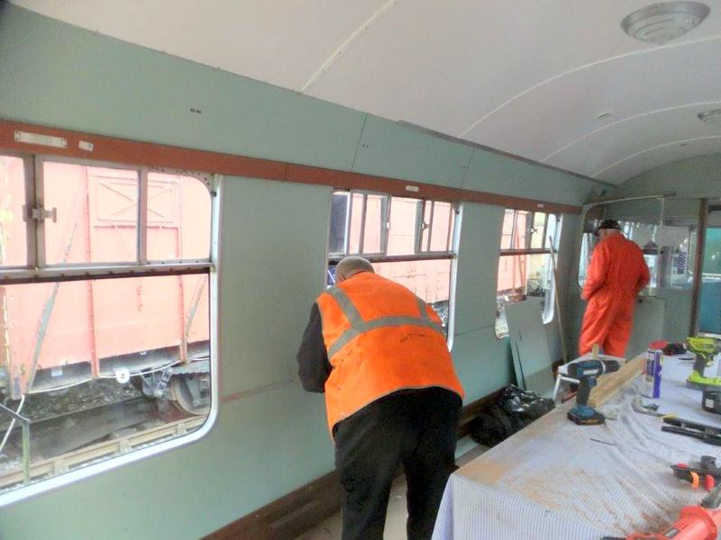 Class 105: Wall beads being fitted