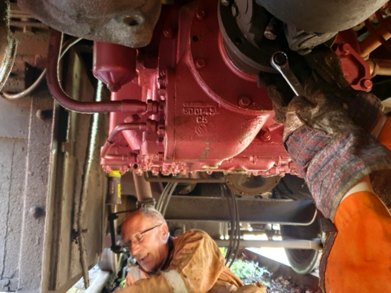 Class 109: Connecting a cardan shaft to the replacement no. 2 gearbox