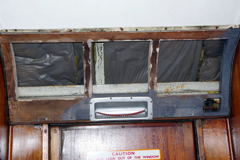 Class 104: Timber frame after installation in a vestibule ceiling of 50454