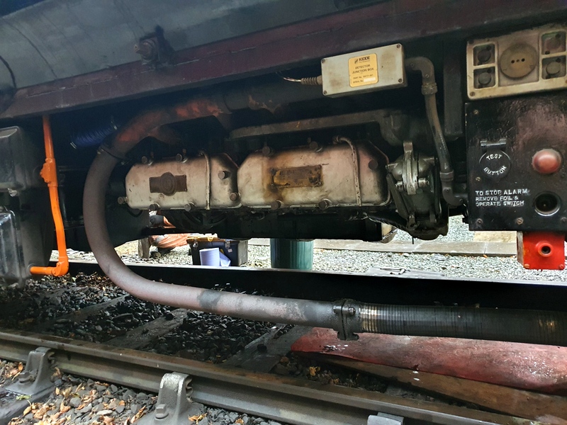 Class 109: The repaired no. 1 engine back in position