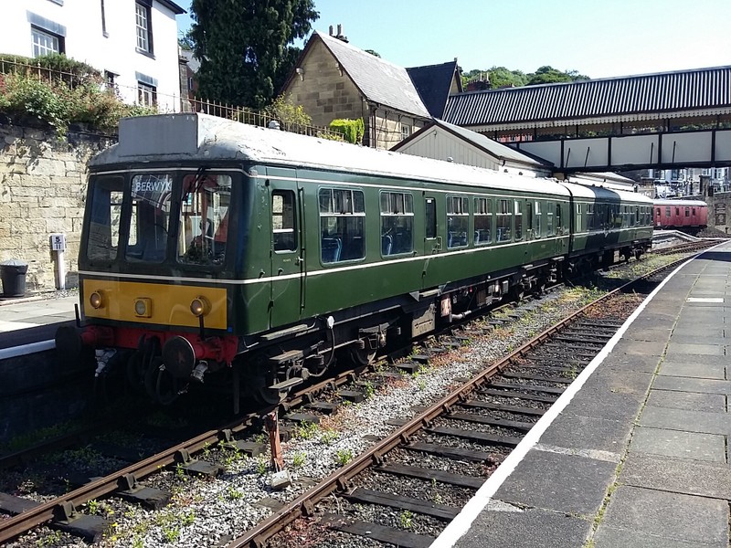 Class 108 at Llangollen Station on Friday 16/07/21