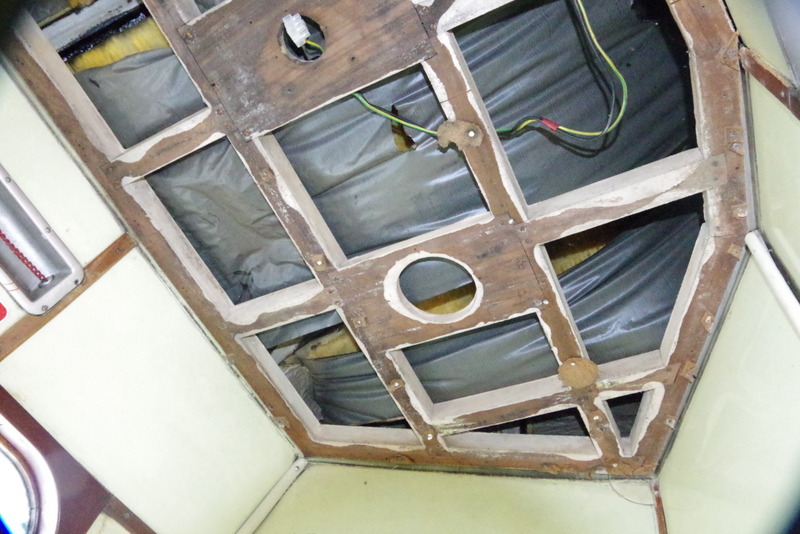 Class 104 toilet compartment ceiling repairs