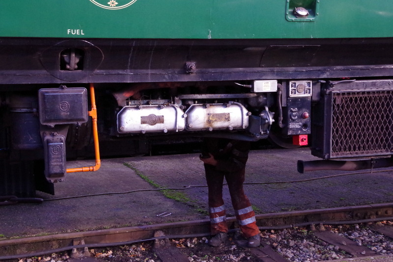 Class 109: Rebuilt no. 1 engine in position
