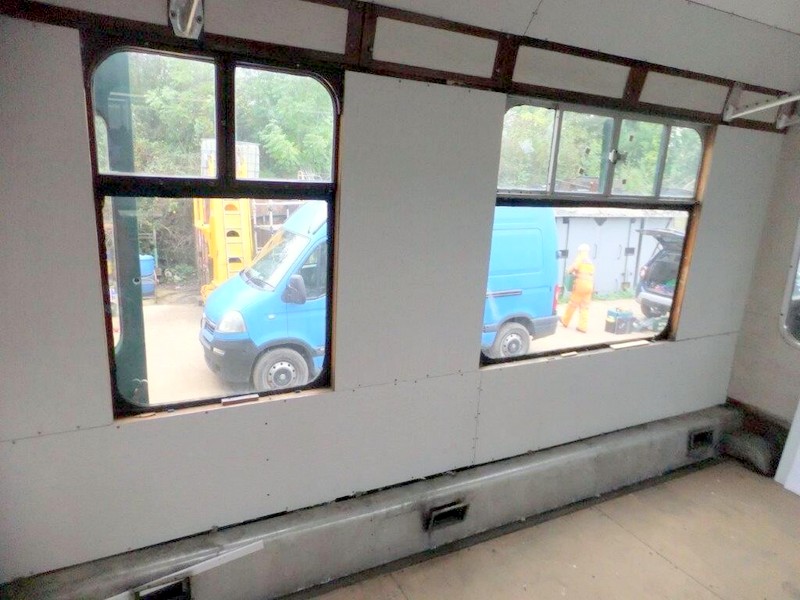 Class 100: Wall panels installed
