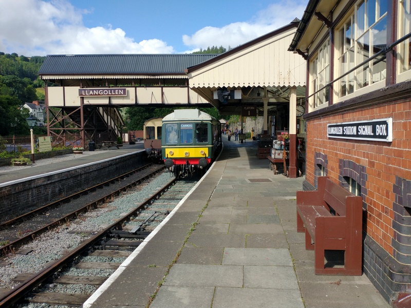 Class 108 at Llangollen Station on Friday 05/08/22