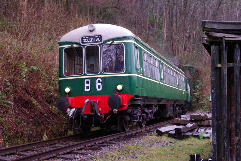 Class 109 near Berwyn Tunnel with a test run