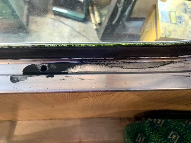 Class 109: Window frame before cleaning