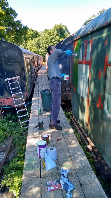 Class 105: Painting the secondman's side of 56456