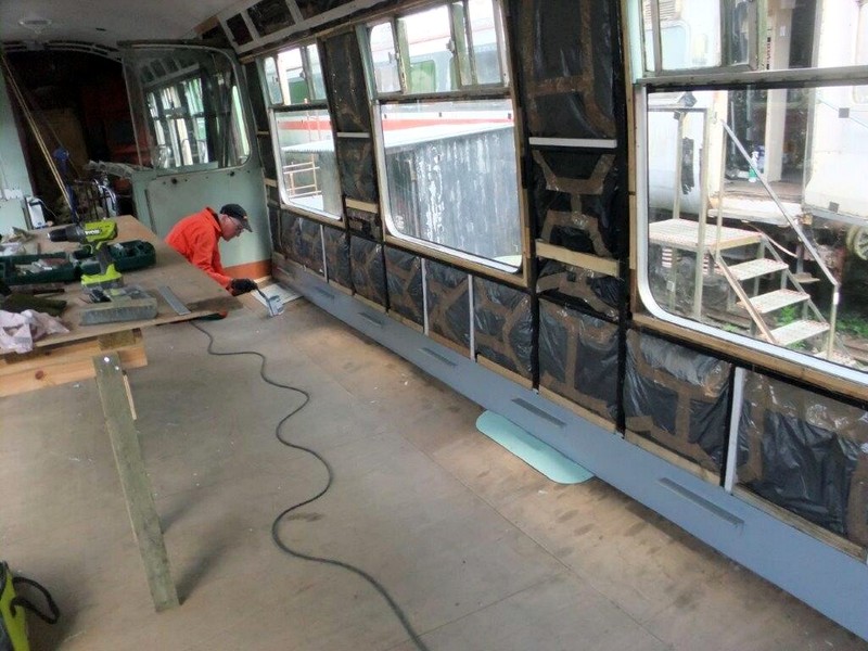 Class 105: Painting primer on the metal upstands