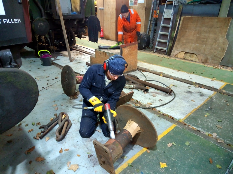 Cleaning up buffers in readiness for reuse or repair