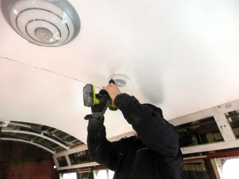 Class 105: Fitting the ventilators that hide the speakers