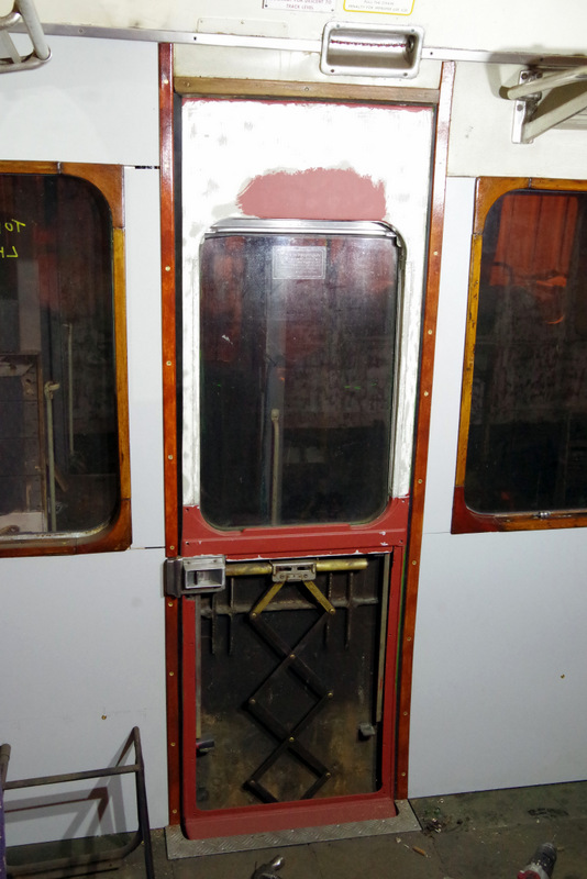 Class 127: Refurbished door in the saloon