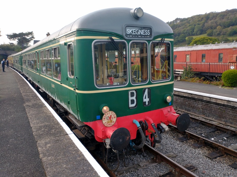 Class 109 + observation coach at Carrog on 07/10/23