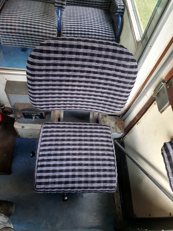 Class 108: Reupholstered driver's seat