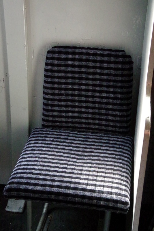 Class 108: Reupholstered guard's seat
