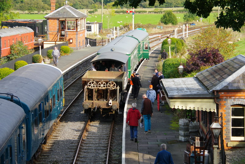 Wickham class 109 plus tail load and class 104 at Carrog on 05/10/24