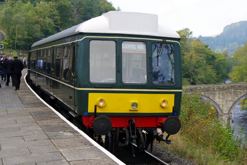 Class 108 at Berwyn allegedly bound for Blackpool North on 05/10/24