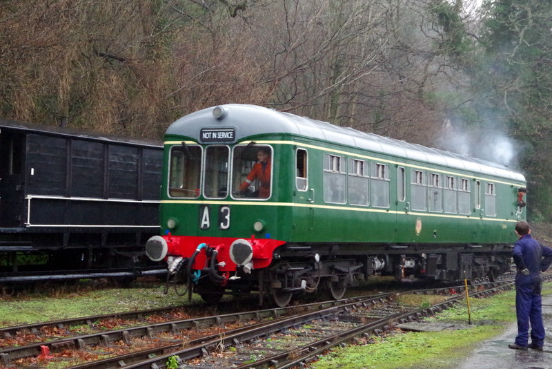 Class 109 power car 50416 running solo at Pentrefelin on 21/12/25