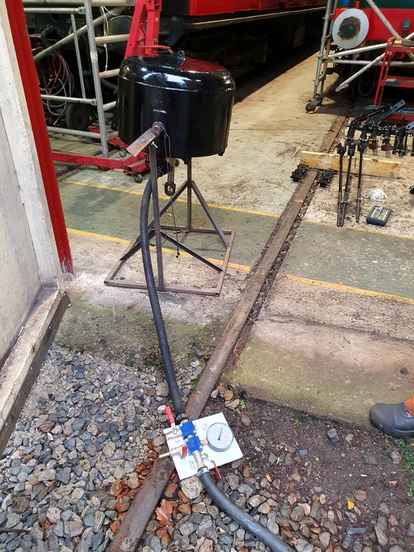 Class 109: Testing a vacuum brake cylinder