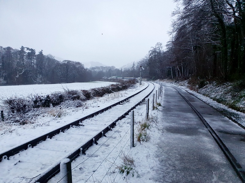 A wintry scene at Llangollen on 05/01/25