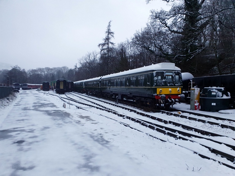 A wintry scene at Llangollen on 05/01/25