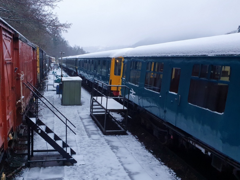 A wintry scene at Llangollen on 05/01/25