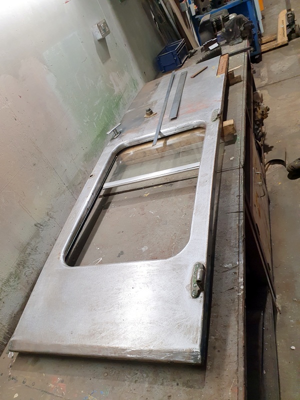 Class 105: Secondman's door under repair