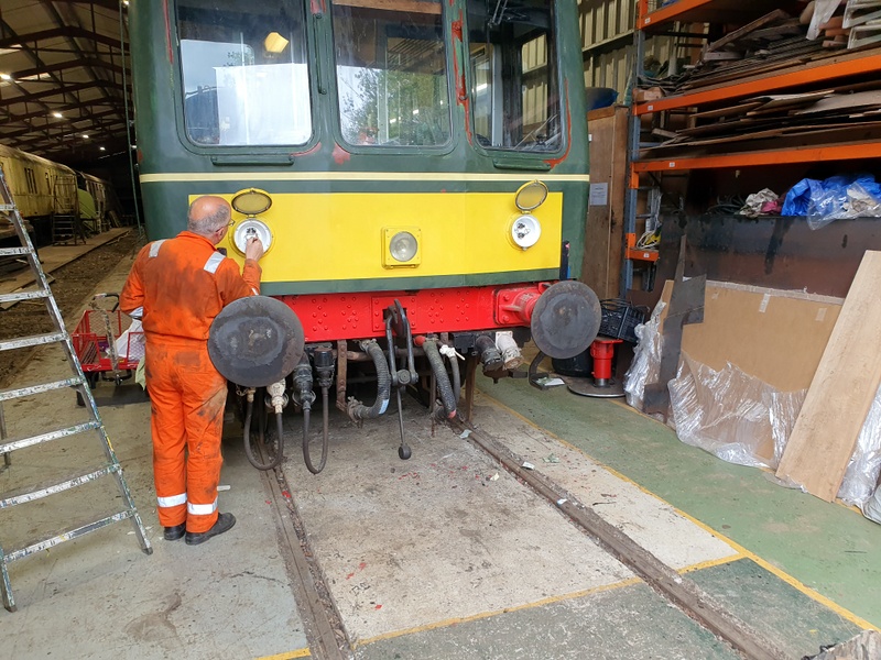 Class 108: In the shed for bodywork repairs etc.
