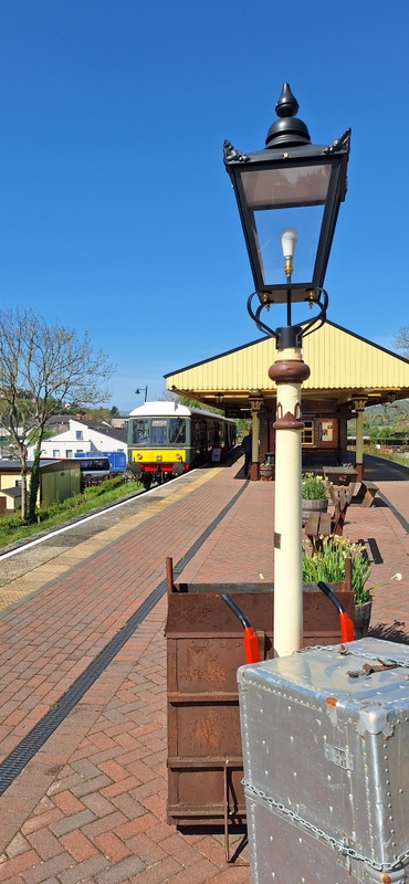 Class 108 at Corwen on 30/04/25