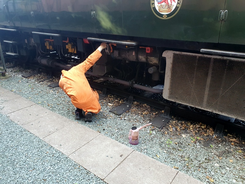 Preparing the class 127 for service on 30/08/25