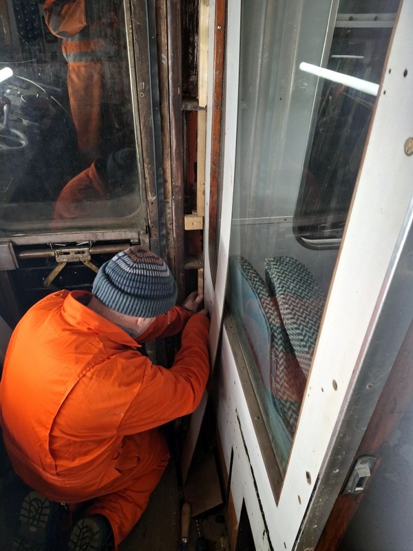 Class 105: Installing woodwork in the cab