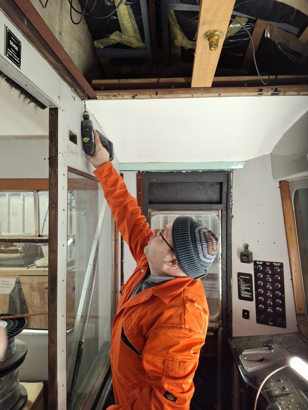 Class 105: Installing woodwork in the cab