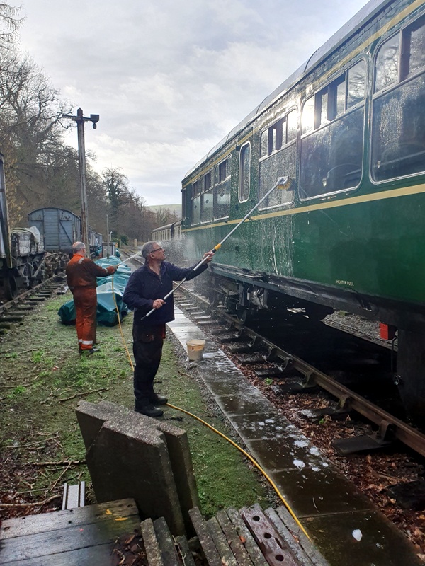 Class 109: Being cleaned in preparation for service