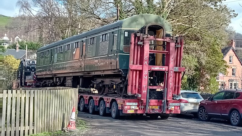 Class 110: TSL no. 59701 arriving at Llangollen on 03/03/26