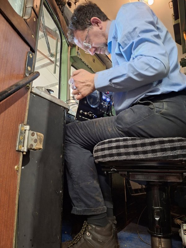 Class 110: Working on the new instrument panel in 51813