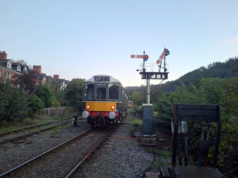 Class 110: Heading back to the depot in the failing light on 04/10/26