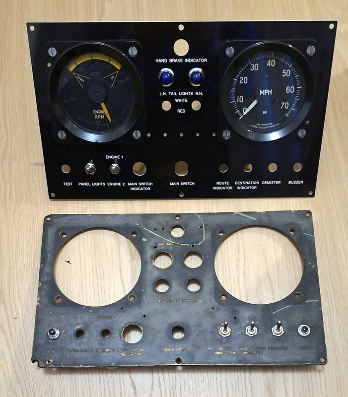 Class 110: New switch/gauge panel